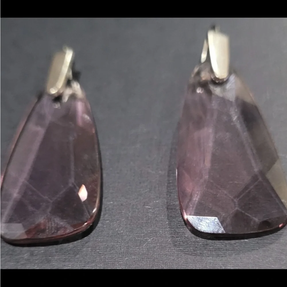 Kendra Scott Lavender Drop Earrings - Picture 8 of 9